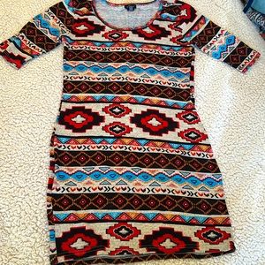 Rue 21 Aztec dress Large
